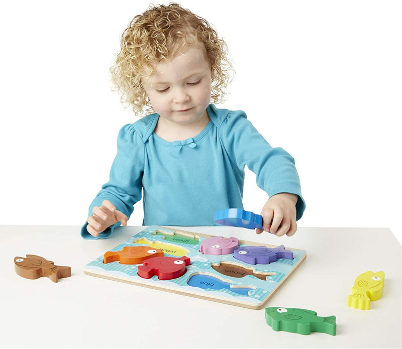 Melissa & Doug Colorful Fish Chunky Puzzle