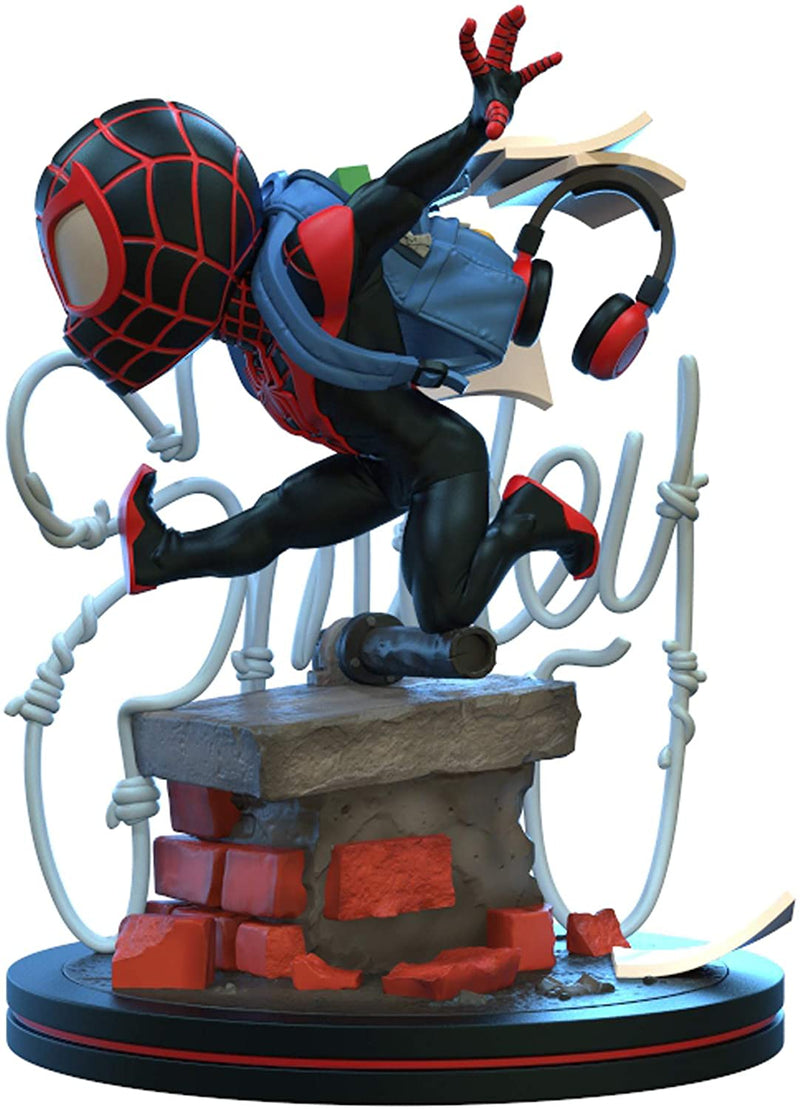 Quantum Mechanix Miles Morales Spider-Man Q-Fig Elite Diorama