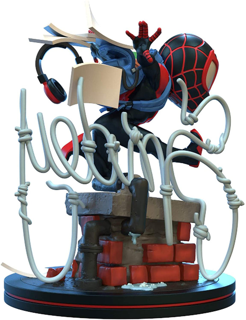 Quantum Mechanix Miles Morales Spider-Man Q-Fig Elite Diorama