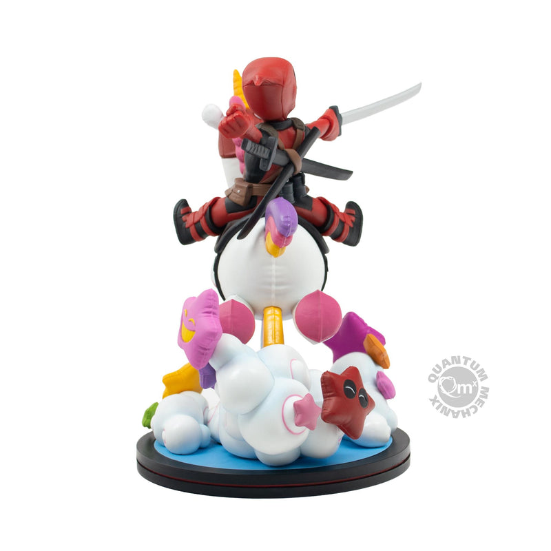 Walmart Exclusive Deadpool x Unicorn QMx 4 inch Everstone Q-fig Max Elite Diorama