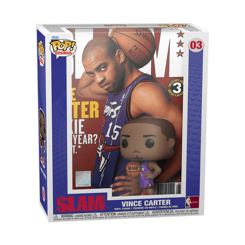 Funko Pop! NBA Cover: SLAM - Vince Carter Vinyl Figure