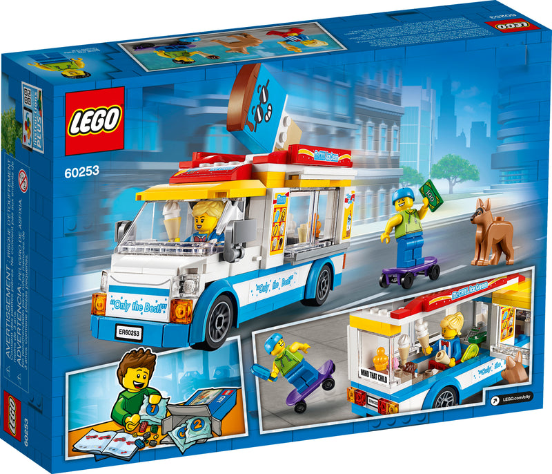 LEGO City Ice-Cream Truck 60253 Building Set for Kids (200 Pieces)