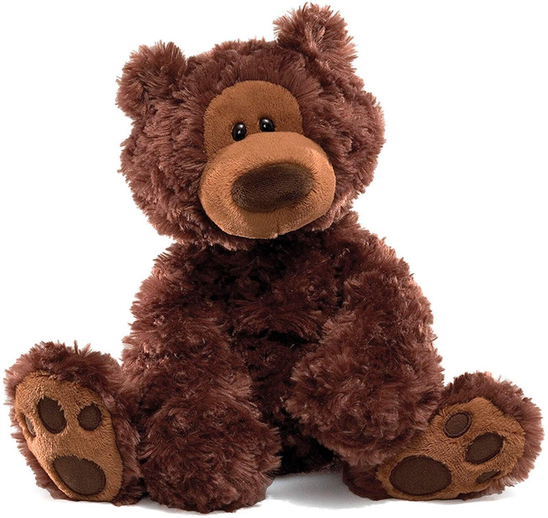 GUND Philbin Teddy Bear Stuffed Animal Plush, Chocolate Brown, 12"