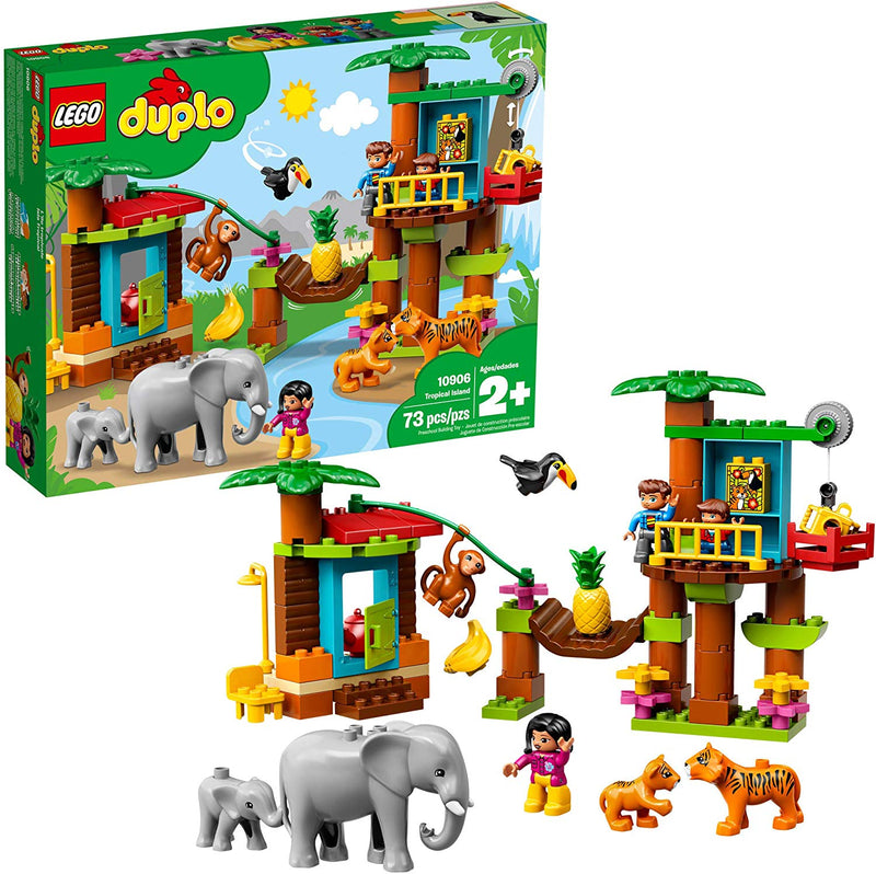 LEGO DUPLO Tropical Island 10906 Jungle Toys Building Kit (73 Pieces)