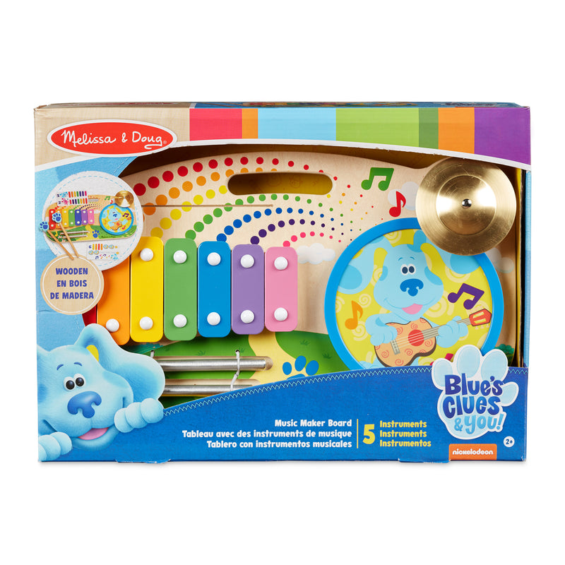 Melissa & Doug Blue's Clues & You! Wooden Music Maker Board