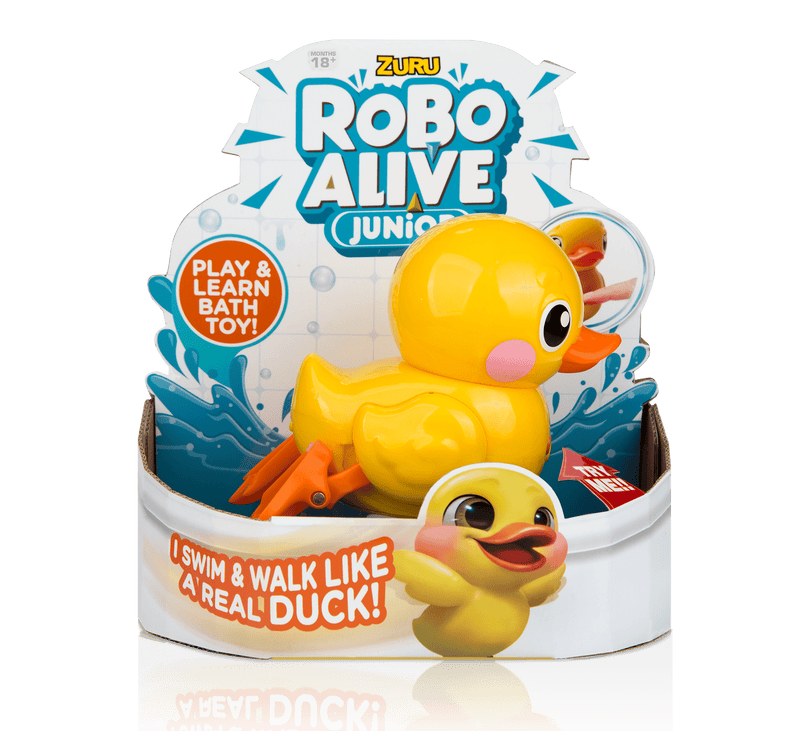 Robo Alive Junior Little Duck Battery-Powered Bath Toy by ZURU