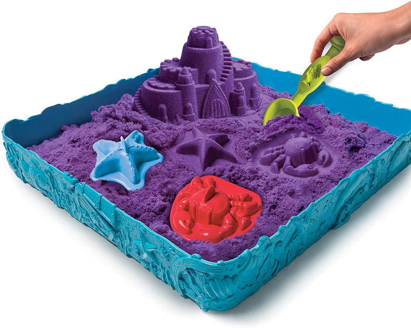 Kinetic Sand Sandcastle Set with 1lb of Kinetic Sand (Color May Vary)