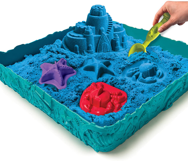 Kinetic Sand Sandcastle Set with 1lb of Kinetic Sand (Color May Vary)