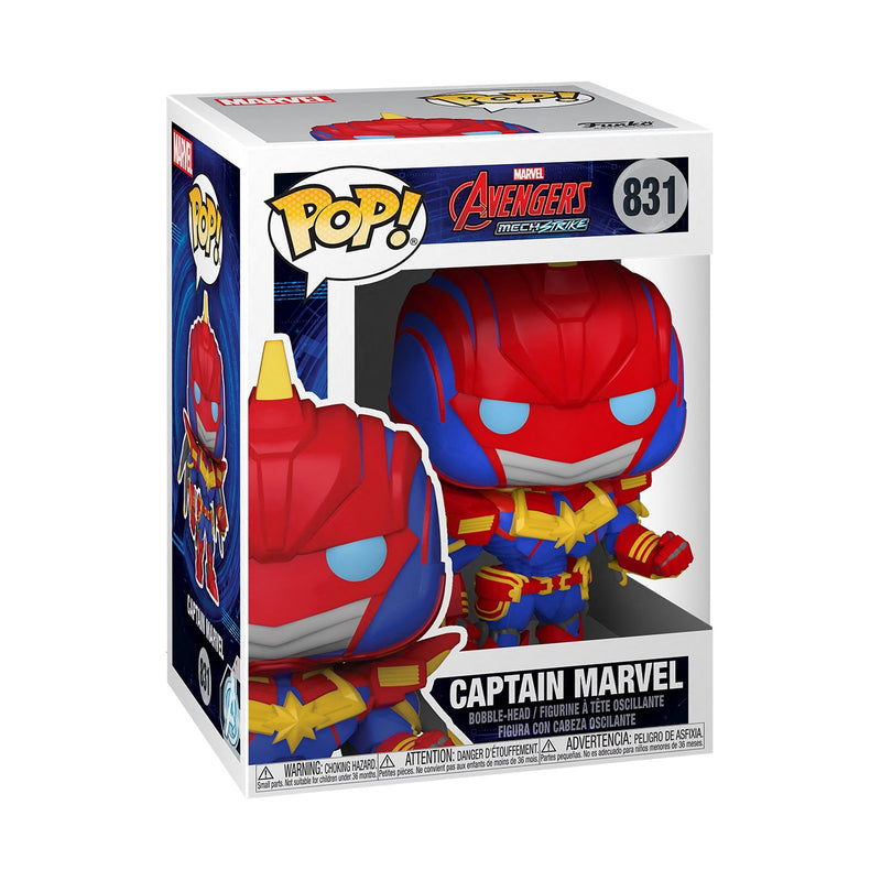 Funko POP! Marvel: Avengers Mech Strike - Captain Marvel