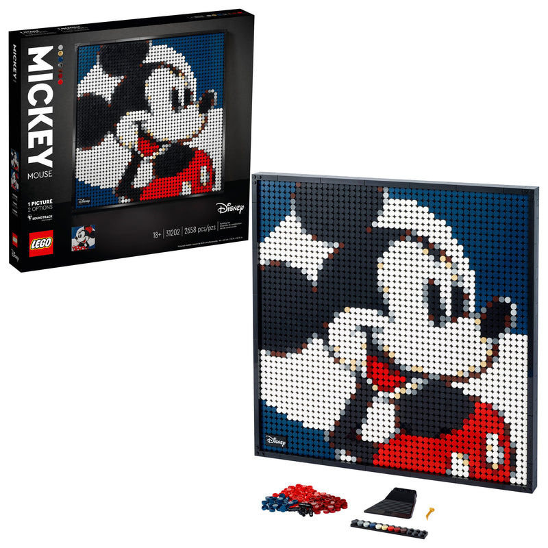 LEGO Art Disney’s Mickey Mouse 31202 Wall Decor Set Who Love Crafts