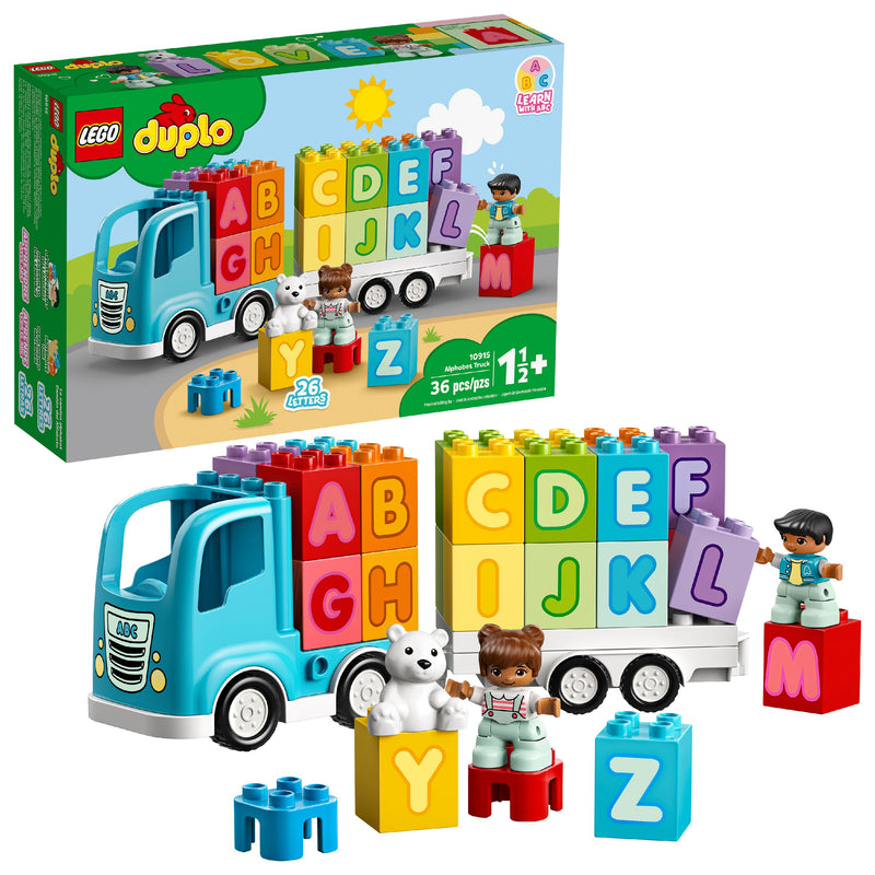 LEGO DUPLO My First Alphabet Truck 10915 Educational Building Toy for Toddlers (36 Pieces)