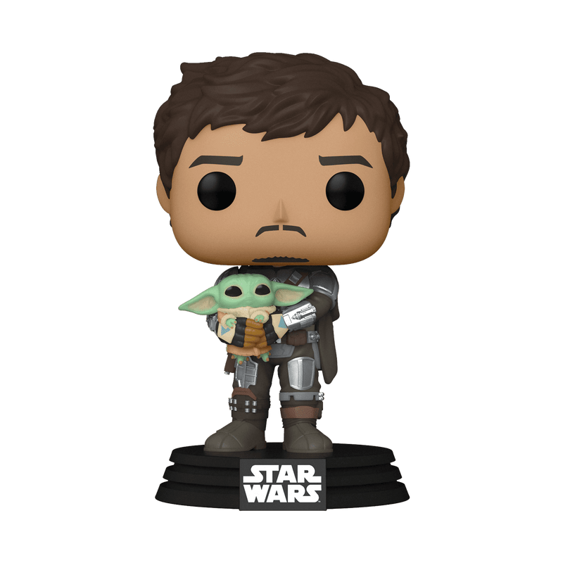 Funko POP! Star Wars: The Mandalorian - Mando Holding Child- Baby Yoda