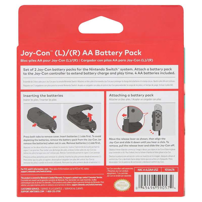 Nintendo Switch Joy-Con (L/R) AA Battery Pack