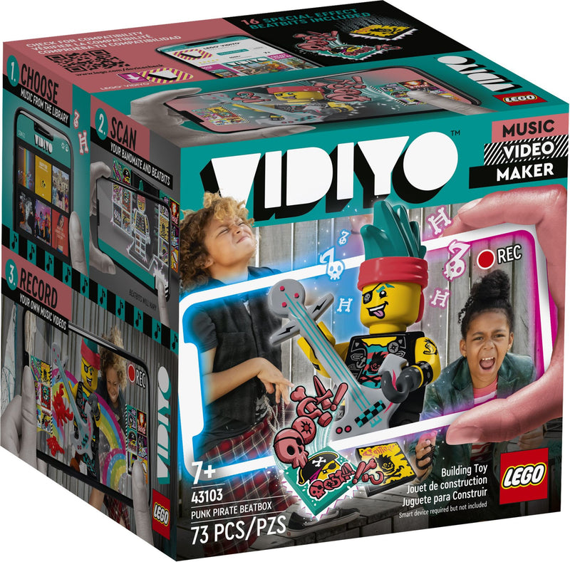 LEGO VIDIYO Punk Pirate BeatBox 43103 Building Toy (73 Pieces)