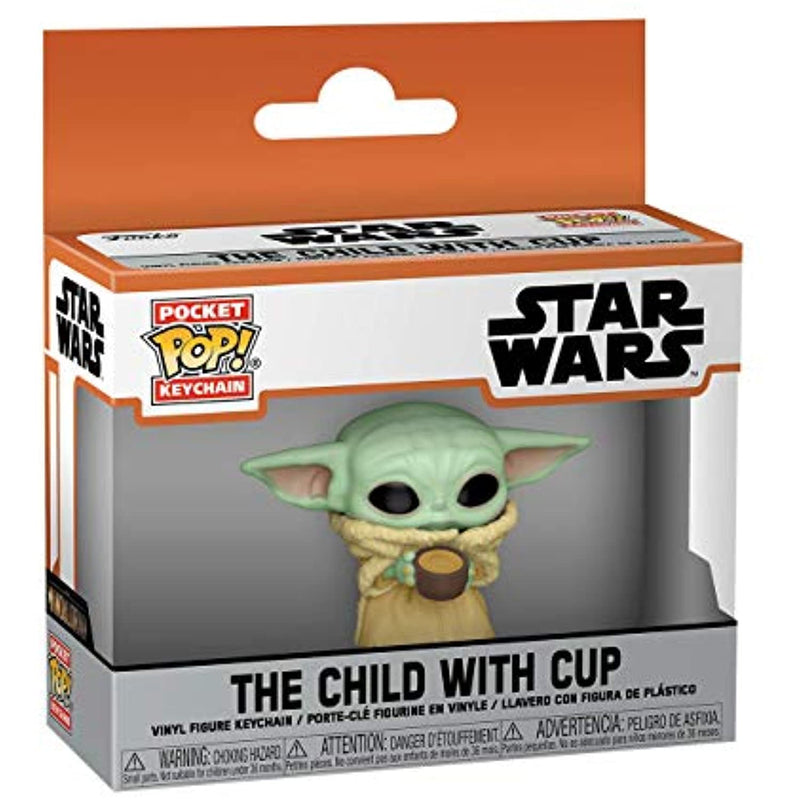 Funko POP! Keychain: Mandalorian - The Child with Cup