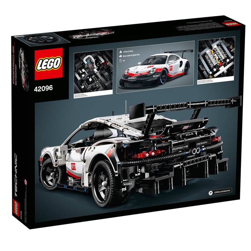 LEGO Technic Porsche 911 RSR 42096 Race Car Building Set (1580 Pieces)