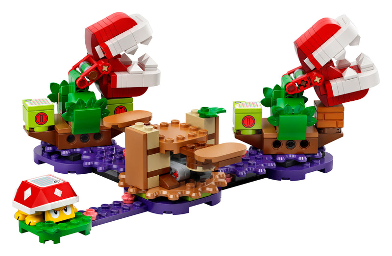 LEGO Super Mario Piranha Plant Puzzling Challenge Expansion Set 71382; Unique Toy for Creative Kids (267 Pieces)