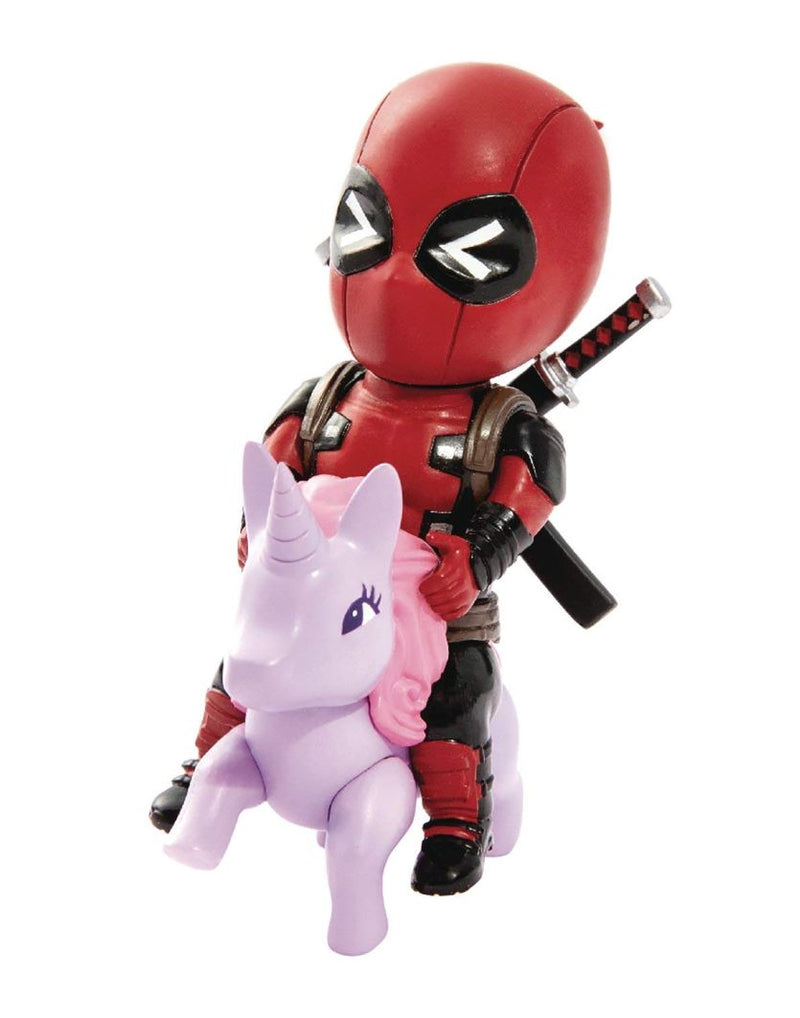 Beast Kingdom Marvel Comics Mea-004 Deadpool Pony Mini Egg Attack Action Figure