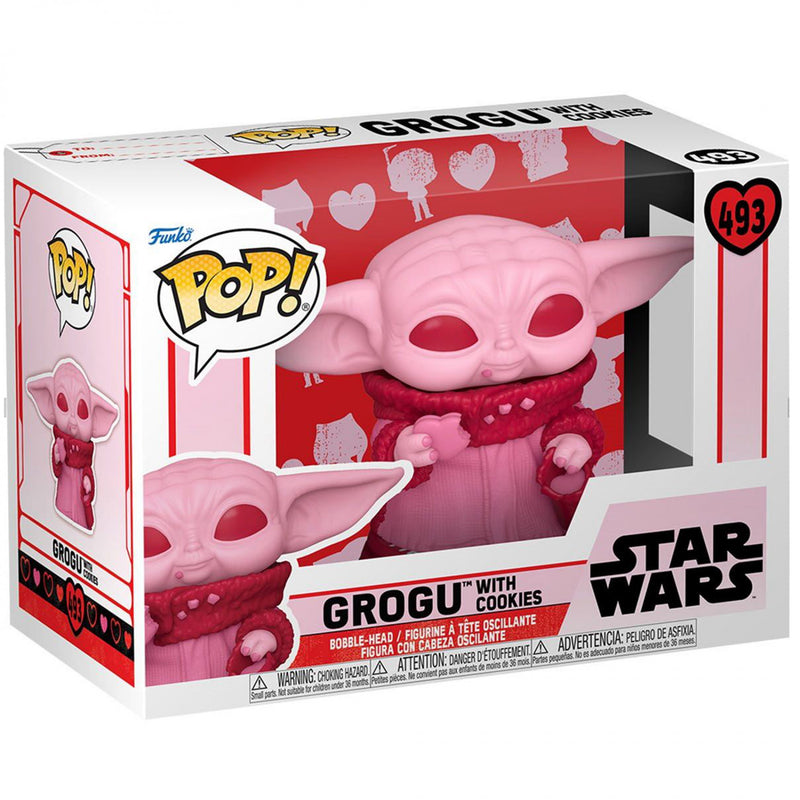 Funko Pop! Star Wars: Valentines - Grogu Baby Yoda Vinyl Bobblehead