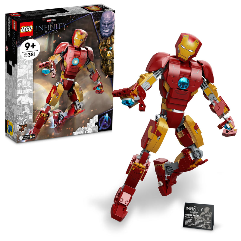 LEGO Marvel Avengers Iron Man Building Set for Kids Ages 9 & Up 76206