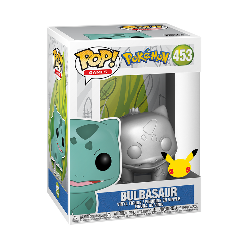 Funko POP! Games: Pokemon S6 - Bulbasaur (Metallic)