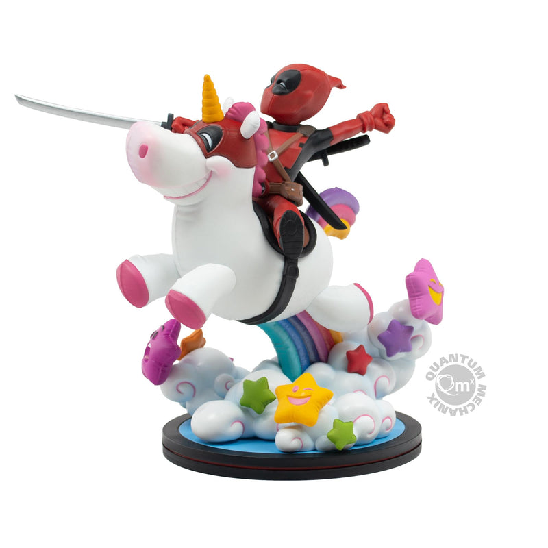 Walmart Exclusive Deadpool x Unicorn QMx 4 inch Everstone Q-fig Max Elite Diorama