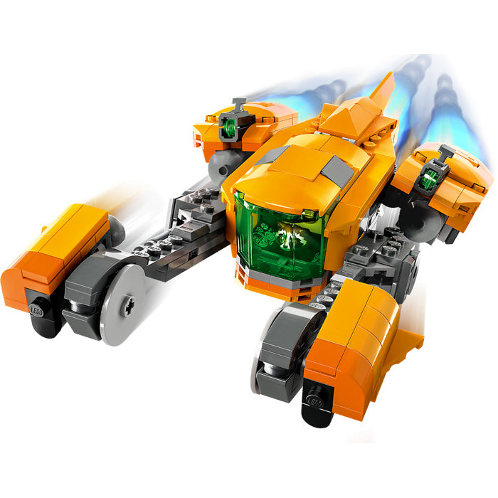 LEGO Marvel Baby Rocket’s Ship 76254 Buildable Spaceship Toy from Guardians of the Galaxy 3 Featuring Rocket Raccoon and Baby Rocket Minifigures, Collectible Super Hero Toy Gift for Kids Ages 8 and up