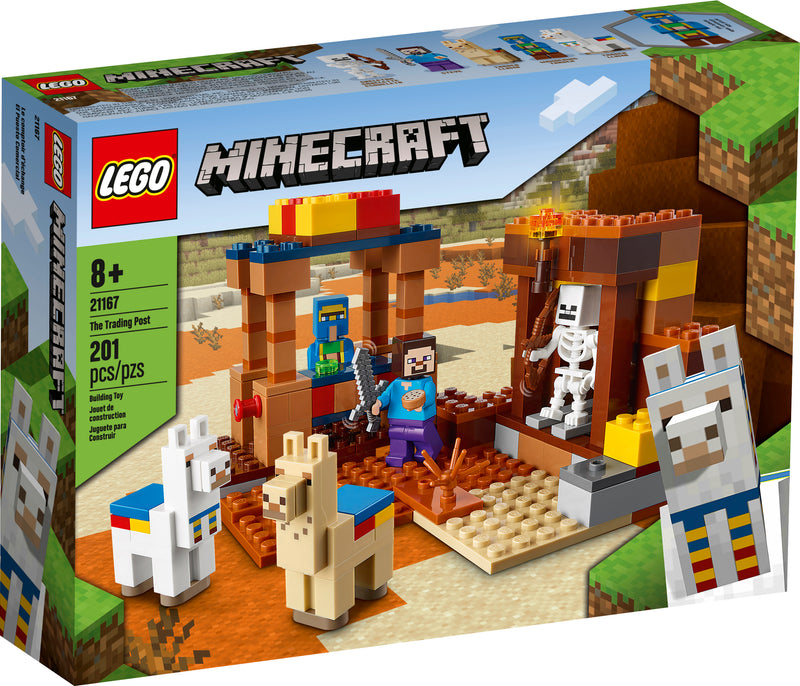 LEGO Minecraft The Trading Post 21167 Collectible Playset (201 Pieces)