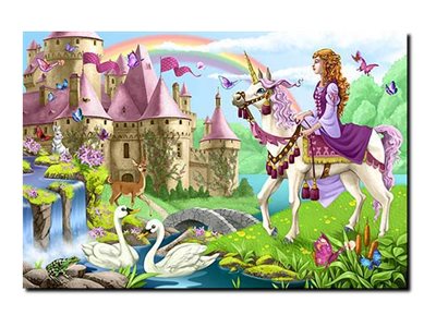 Melissa & Doug Fairy Tale Castle Jumbo Jigsaw Floor Puzzle (48 pcs, 2 x 3 feet)