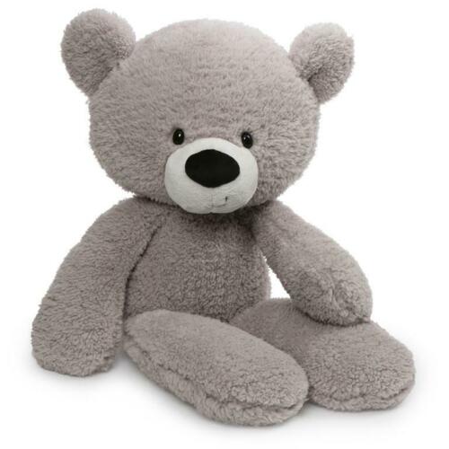 Gund Fuzzy Large Cuddle Teddy Bear Plush Stuffed Animal 18” Grey