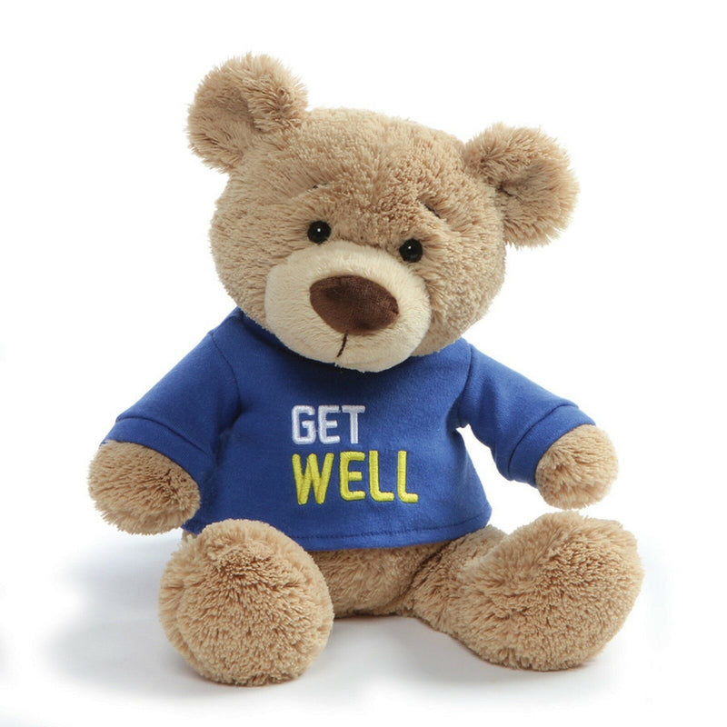 Gund Get Well Bear, Blue Teddy Bear Stuffed Animal Plush 12.5 inches