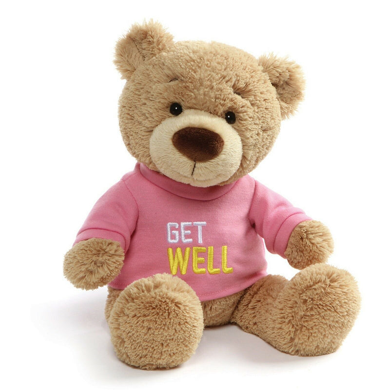 Gund Get Well Brown Teddy Bear Stuffed Animal Plush 12.5 inches
