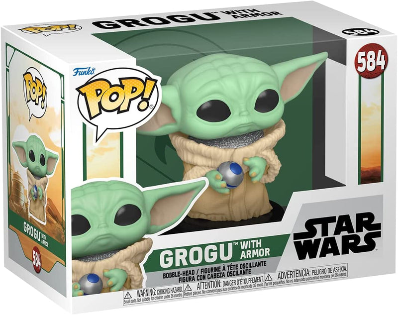 Funko Pop! Star Wars: The Book of Boba Fett - Grogu with Armor