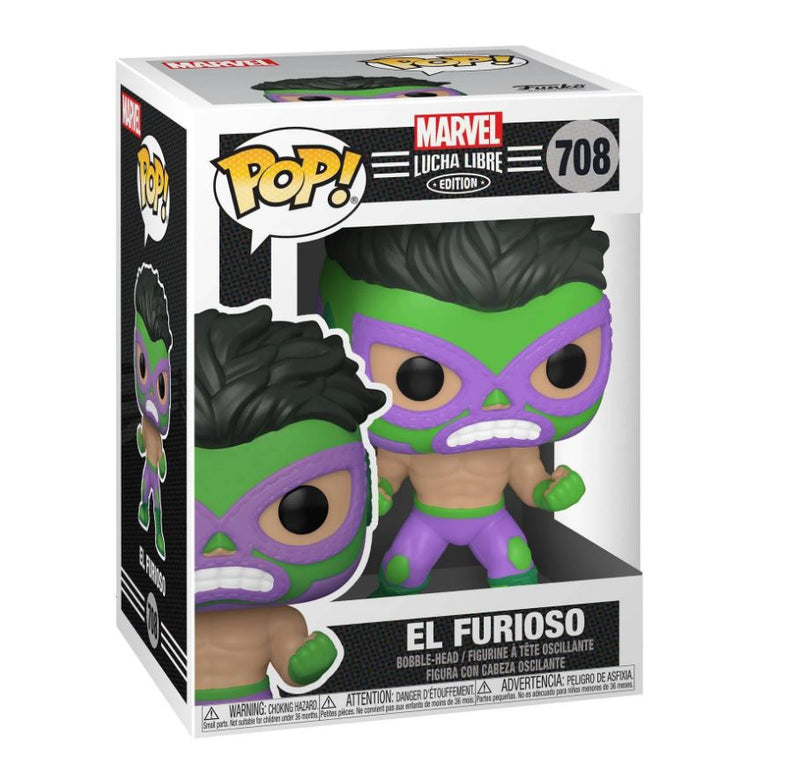 Funko POP! Marvel Lucha Libre El Furioso - Hulk (Marvel Luchadores) Funko Pop!