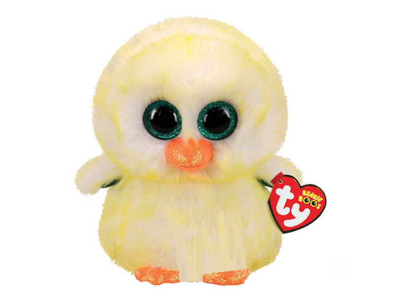 TY Beanie Boos - Lemon Drop Easter Duck Med 10' Yellow stuffed animal