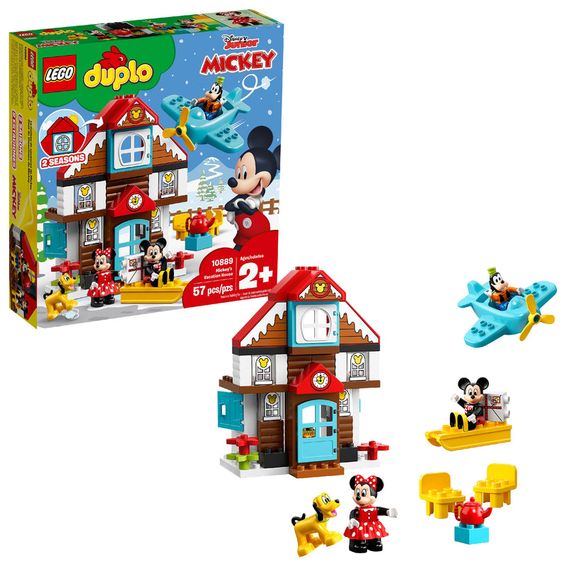 LEGO DUPLO Disney Mickey's Vacation House 10889 Toddler Building Set