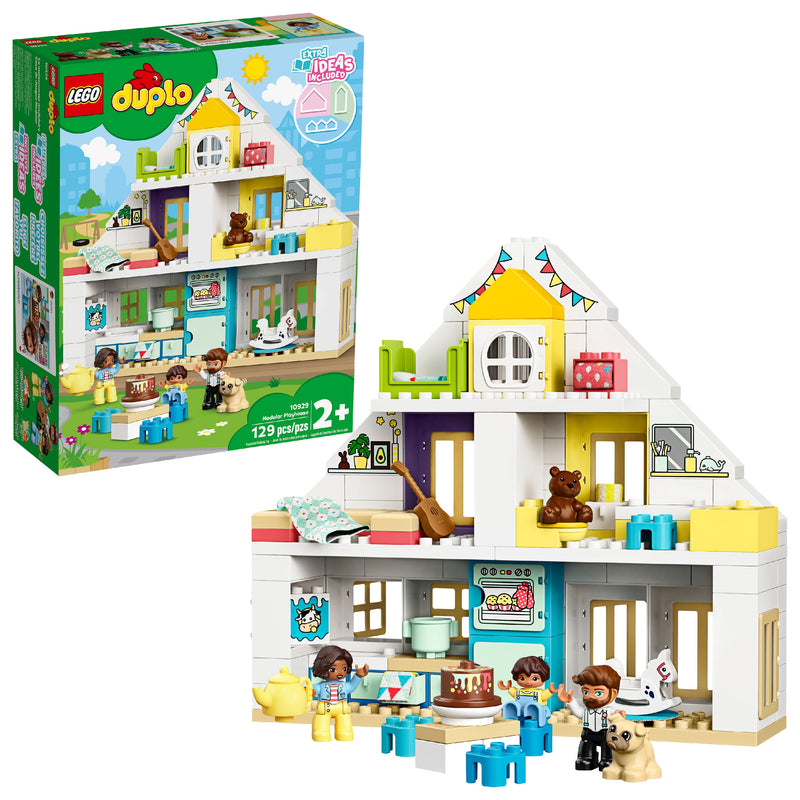 LEGO DUPLO Town Modular Playhouse 10929 Building Set for Toddlers (129 Pieces)