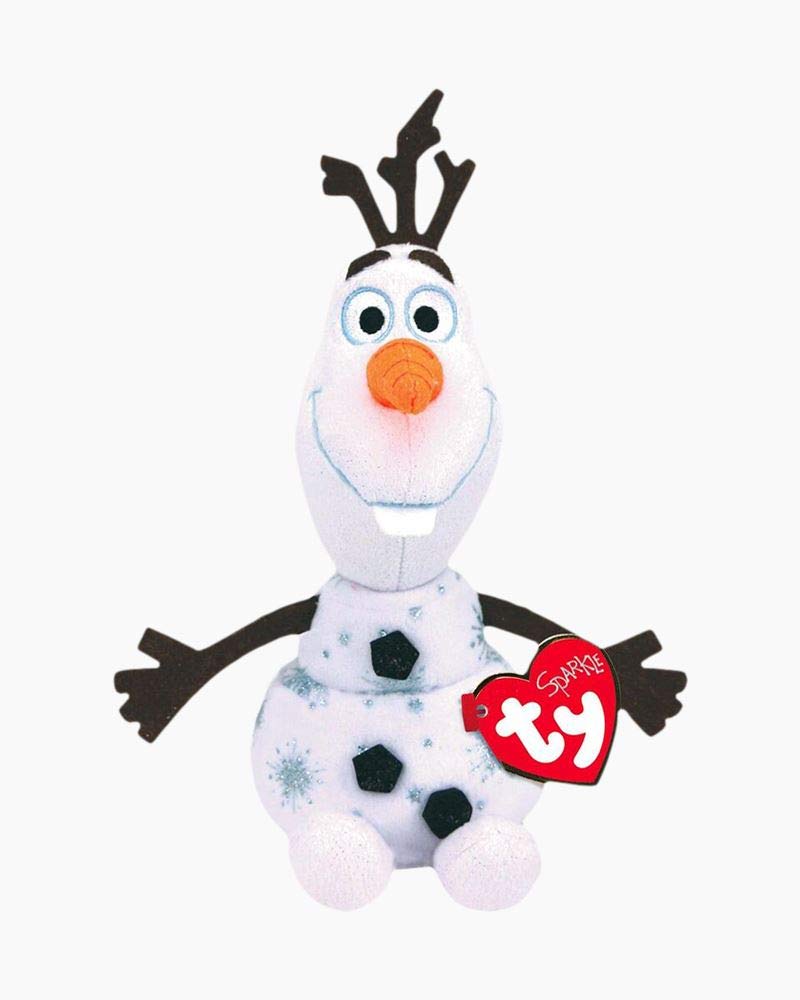 TY Sparkle Frozen II Olaf - Snowman 8.5"