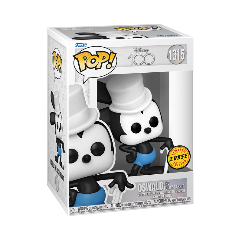 Funko Pop! Disney: Disney 100 - Oswald The Lucky Rabbit with Chase (Styles May Vary)