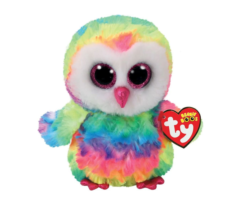 TY Owen Beanie Boo Owl Plush Easter