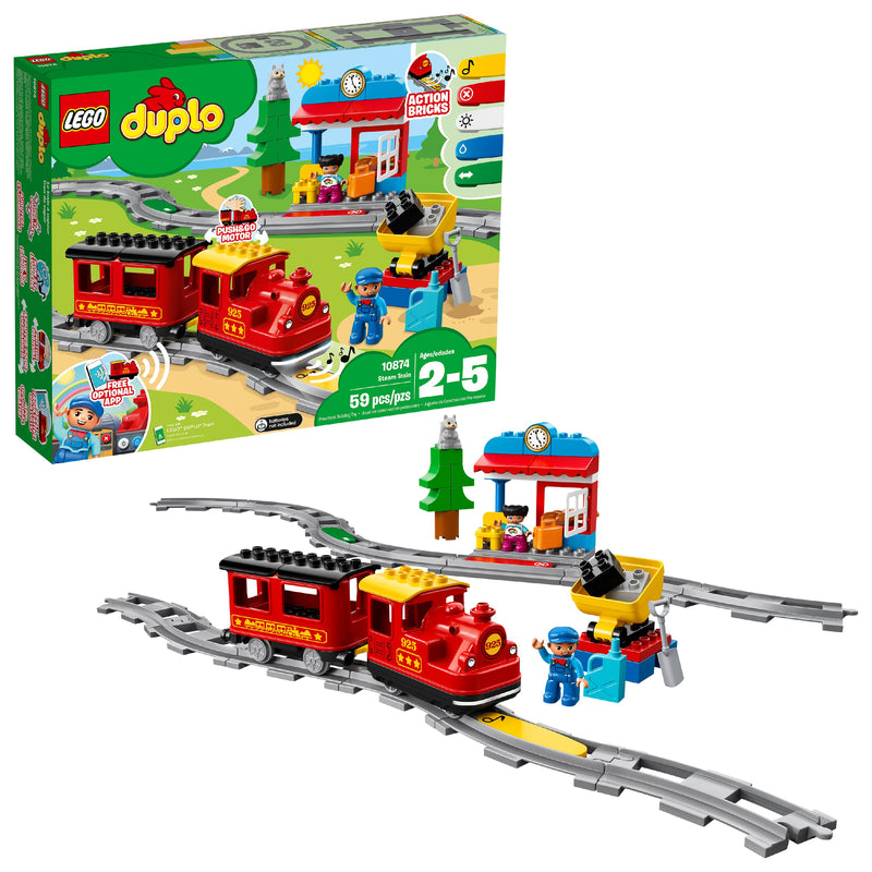 LEGO DUPLO Town Steam Train 10874 Building Set (59 Pieces)
