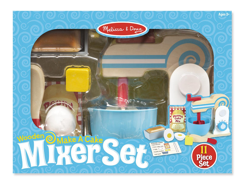 Wooden Make-A-Cake Mixer Set (Other)